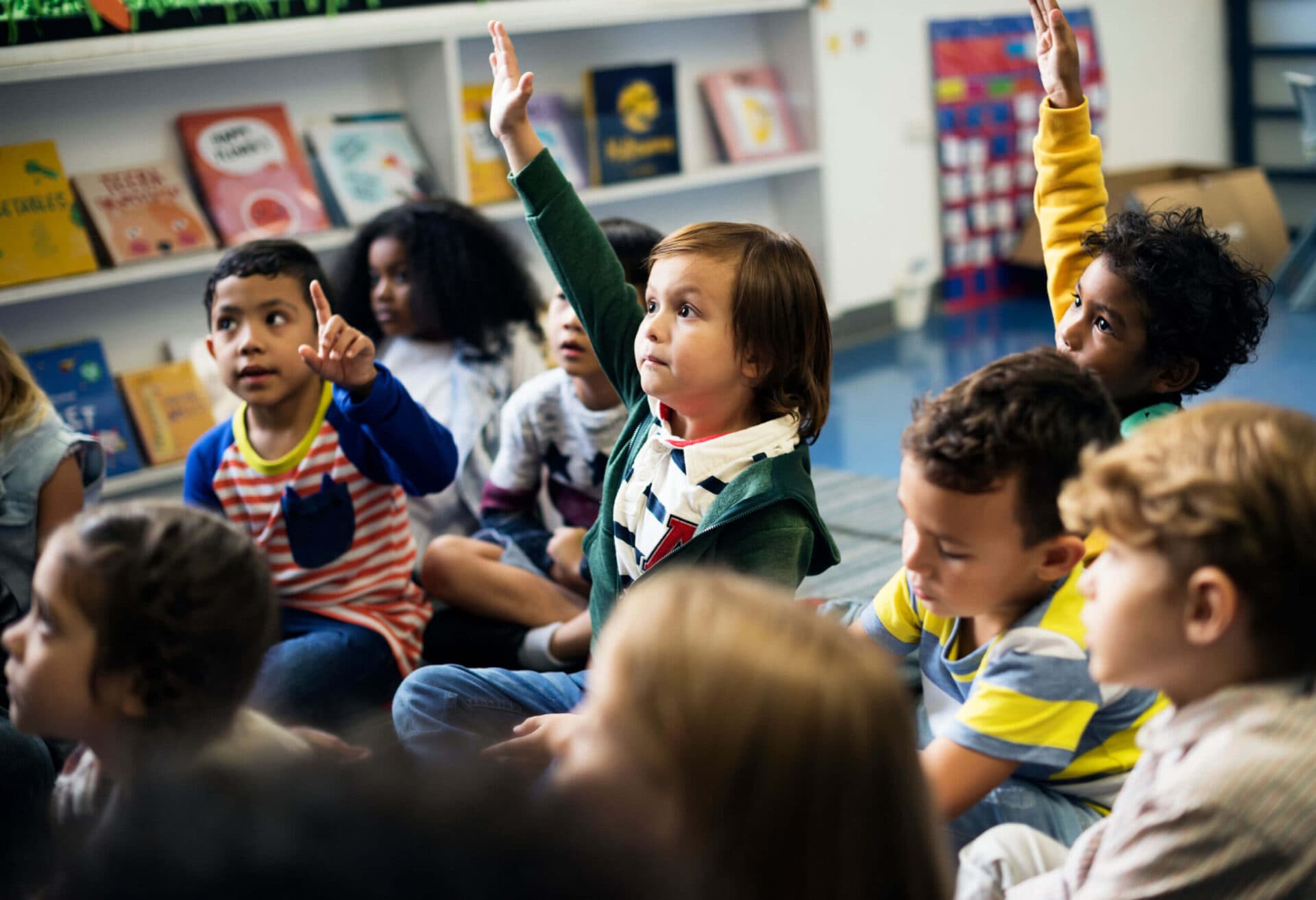 Children learning together at Creation Kingdom